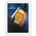 Omega Gold Vintage Poster Ad