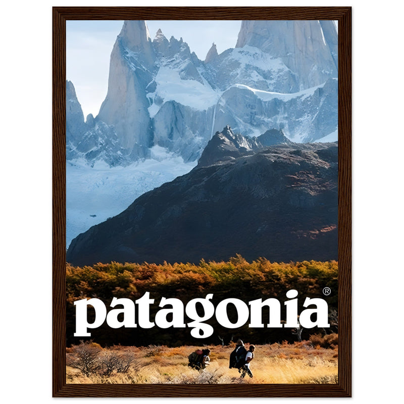 Patagonia Hikers Vintage Poster Ad