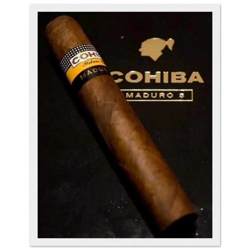 Cohiba Maduro 5 Vintage Cigar Poster