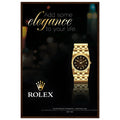 Rolex Elegance Vintage Poster Ad