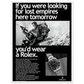 Rolex Submariner Vintage Poster Ad