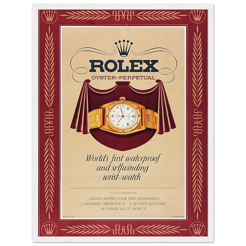 Rolex Oyster-Perpetual Vintage Poster Ad
