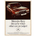 Mercedes Benz Vintage Poster Ad