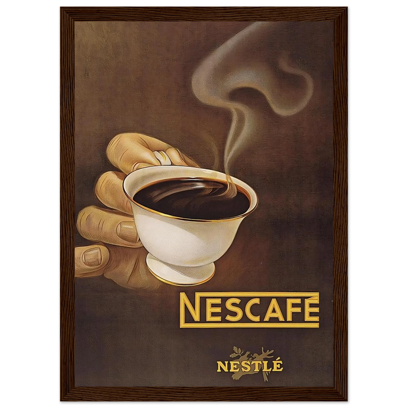 Nestle Nescafe Vintage Poster