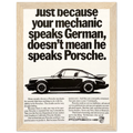 Porsche - German Speaking Vintage Poster