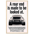 Porsche 911 Vintage Poster - Rear End