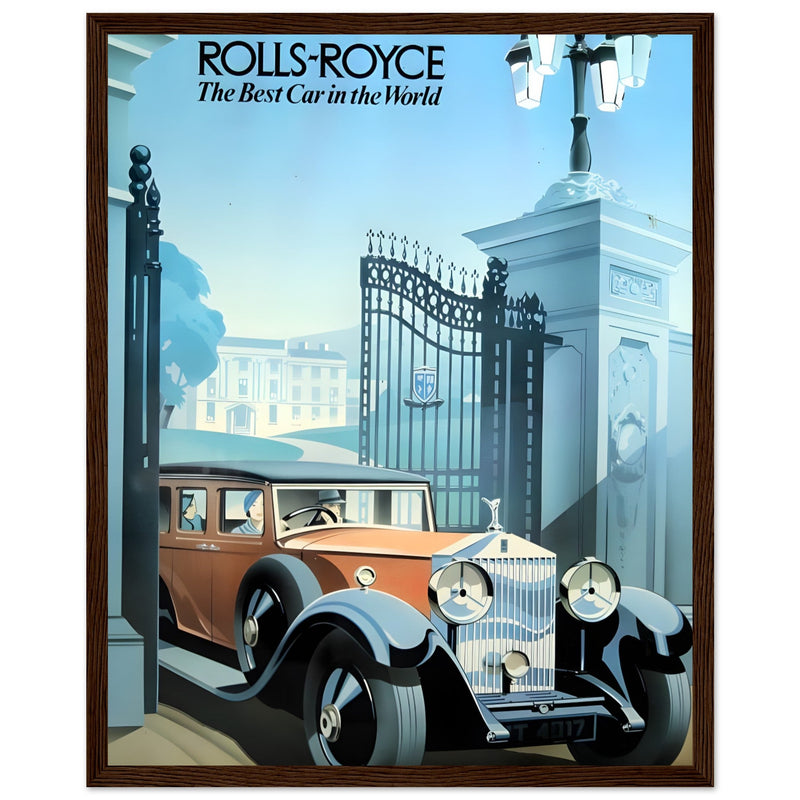 Rolls-Royce Best Car In The World Vintage Poster Ad