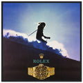 Rolex Skiing Vintage Poster Ad