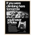 Rolex Explorer Everest Vintage Poster Ad