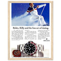 Rolex Alpine Gold Medal Sweep Vintage Poster