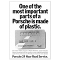 Porsche - 24 Hour Road Service Vintage Poster Ad