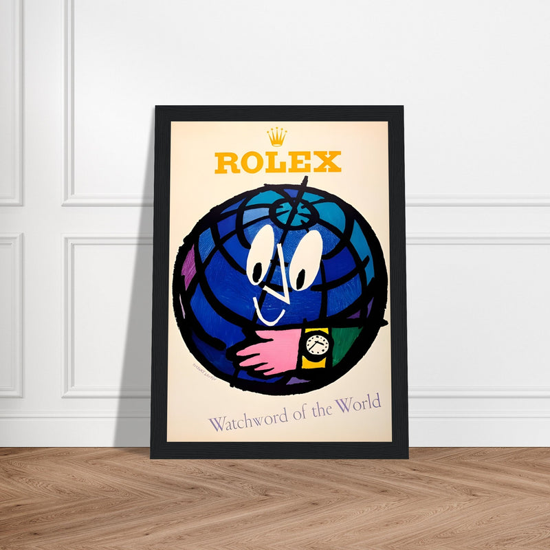 Rolex Watchword of the World Vintage Poster Ad