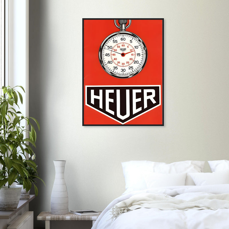 Heuer 1963 Vintage Poster Ad