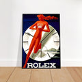 Rolex Clock Vintage Poster Ad