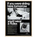 Rolex Ski Vintage Poster Ad