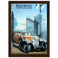 Rolls-Royce Best Car In The World Vintage Poster Ad