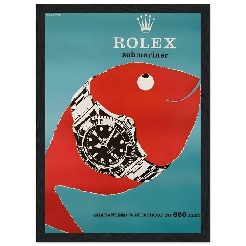 Rolex Submariner Vintage Poster Ad