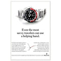 Rolex GMT Master Travel Vintage Poster Ad