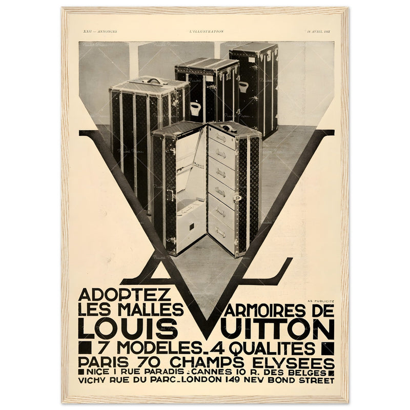 Louis Vuitton Paris Vintage Poster Ad