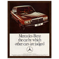 Mercedes Benz Vintage Poster Ad
