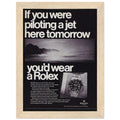 Rolex Jet Pilot Vintage Poster Ad