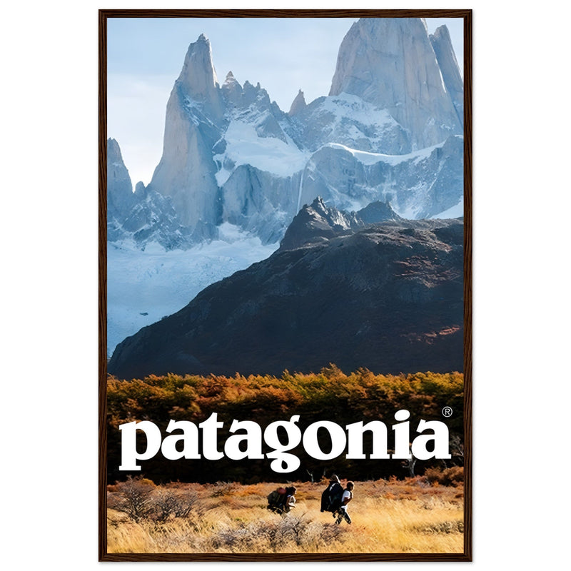 Patagonia Hikers Vintage Poster Ad