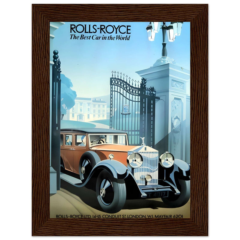 Rolls-Royce Best Car In The World Vintage Poster Ad