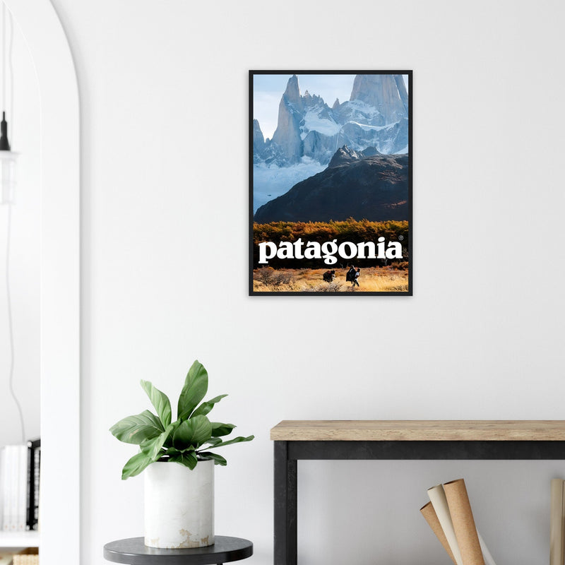 Patagonia Hikers Vintage Poster Ad