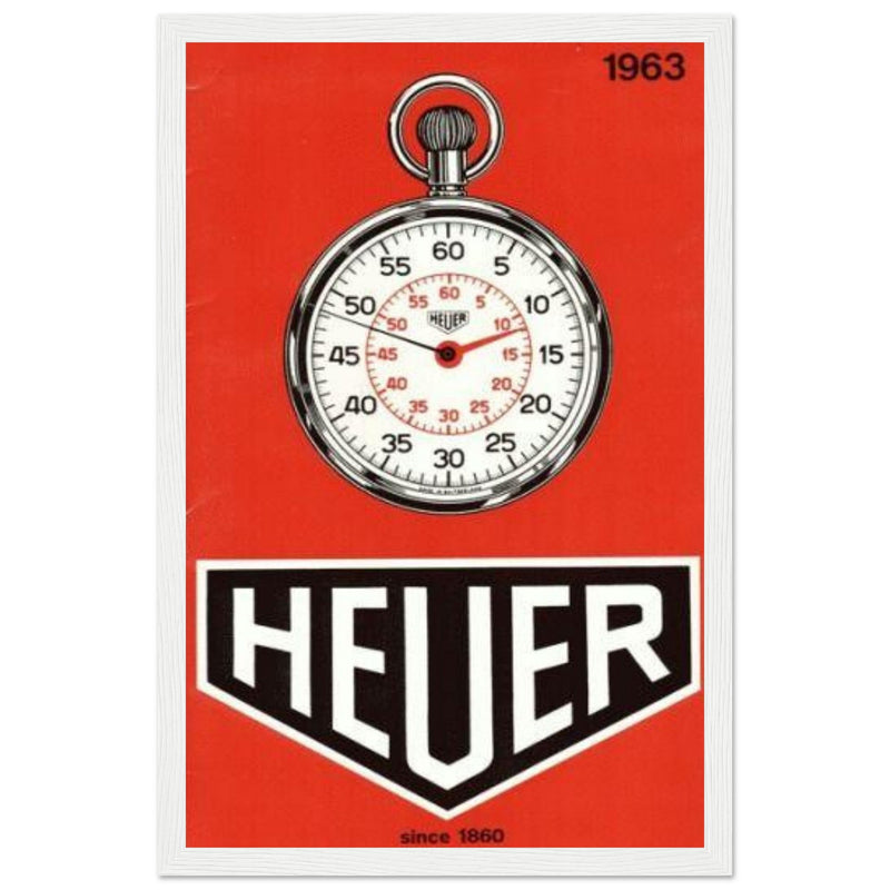 Heuer 1963 Vintage Poster Ad