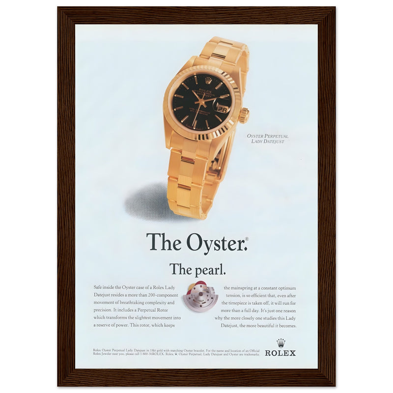 Rolex The Oyster Vintage Poster Ad
