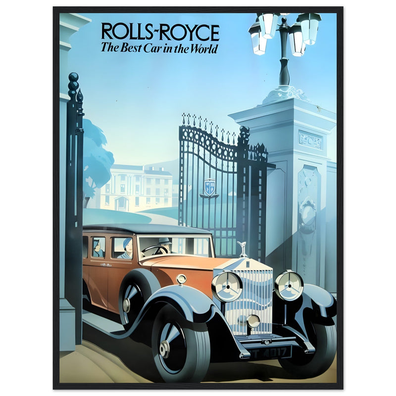 Rolls-Royce Best Car In The World Vintage Poster Ad