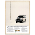 Land Rover Defender Vintage Poster