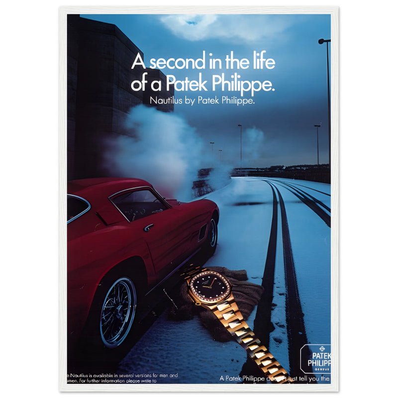 Patek Philippe A Second In the Life Vintage Poster Ad