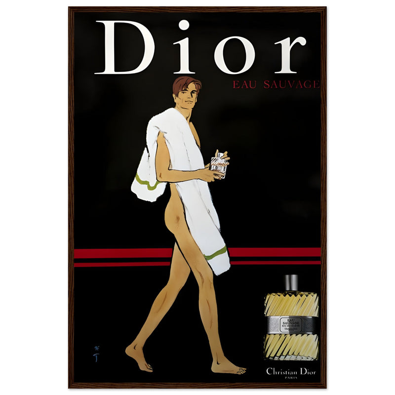 Dior Eau Sauvage Man Vintage Poster Ad