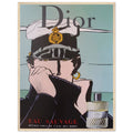 Dior Eau Sauvage Captain Vintage Poster
