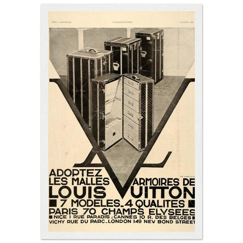 Louis Vuitton Paris Vintage Poster Ad