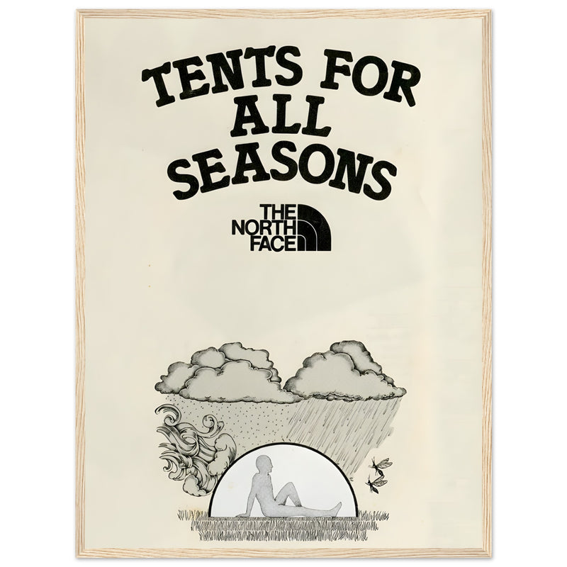 The North Face All Season Vintage Poster