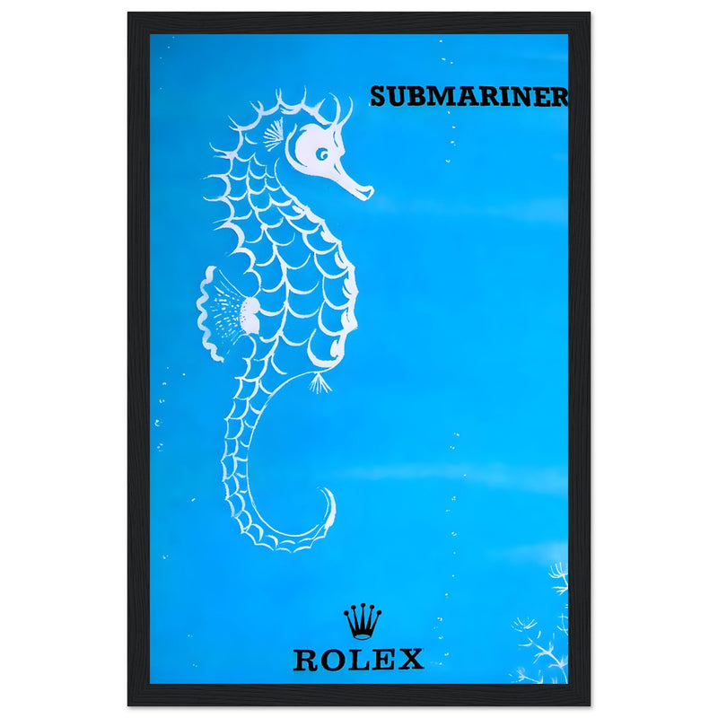 Rolex Submariner Vintage Ad Poster
