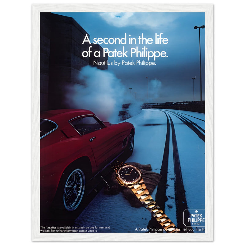 Patek Philippe A Second In the Life Vintage Poster Ad
