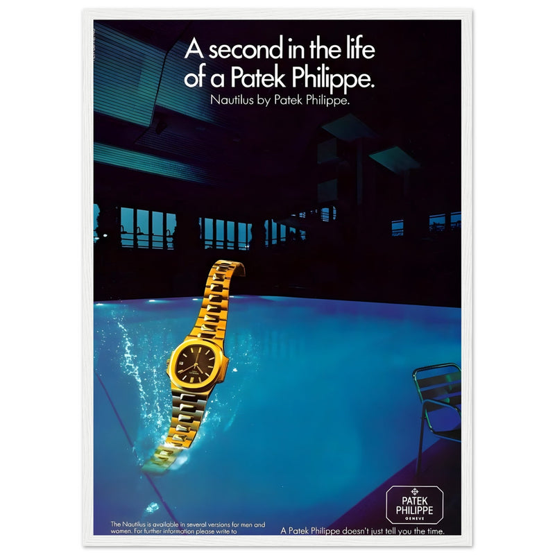 Patek Philippe A Second In the Life Vintage Poster