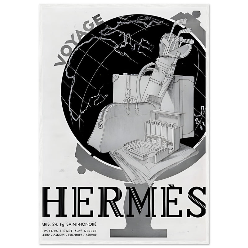Hermes Voyage Vintage Poster