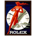 Rolex Clock Vintage Poster Ad