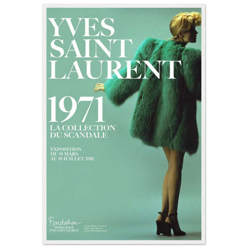 YSL 1971 Vintage Poster