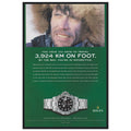 Rolex Explorer Vintage Poster Ad