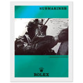 Rolex Submariner Diver Vintage Poster Ad