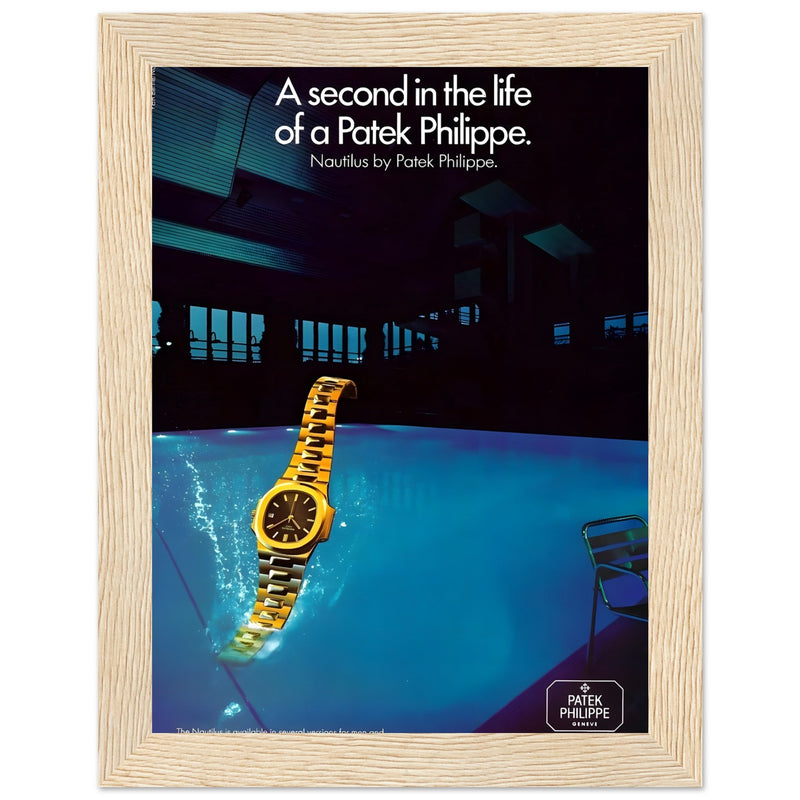 Patek Philippe A Second In the Life Vintage Poster