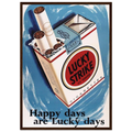 Lucky Strike Vintage Poster - Happy Days