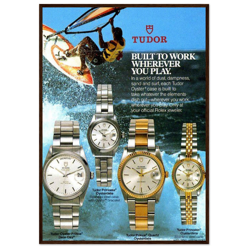 Tudor Vintage Poster Ad