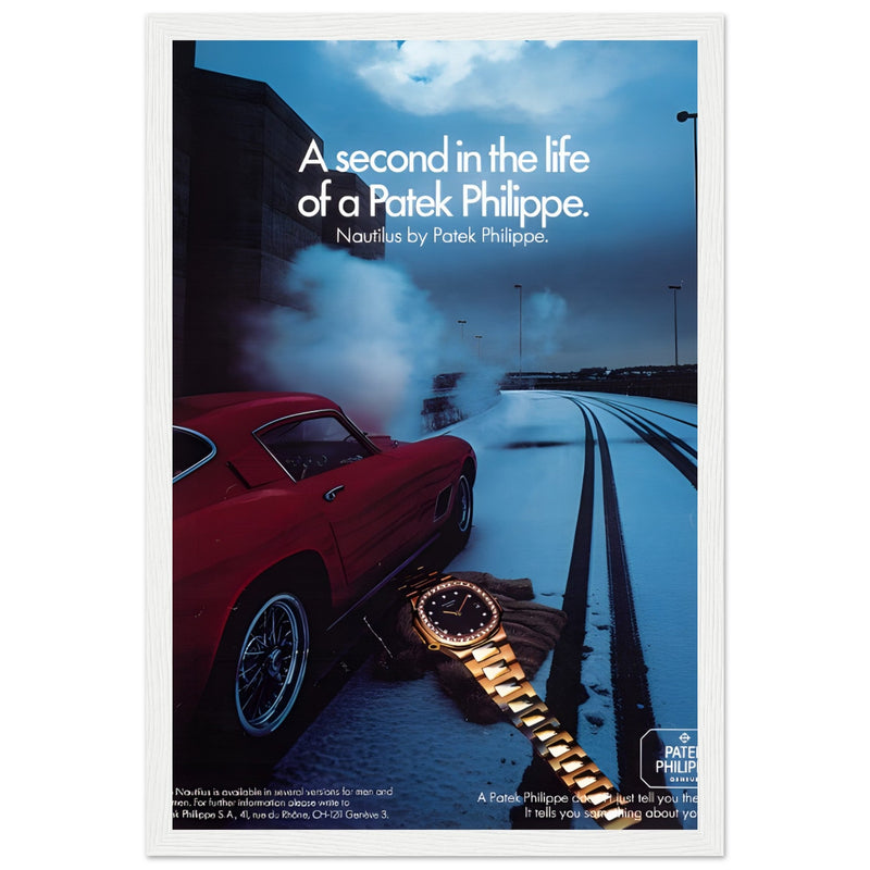 Patek Philippe A Second In the Life Vintage Poster Ad