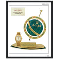 Rolex Day-Date Globe Vintage Poster Ad